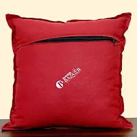 BARMER BAZAAR Cut Patch Work Hand Stitched Cushion Cover Without Cushion Filler 16 x 16 (Cotton 02)-thumb2