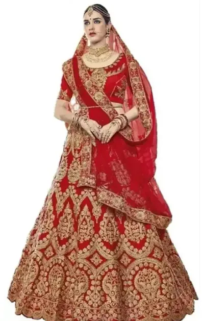 Attractive Embroidered Lehengas For Women