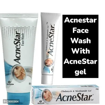 Original Acnestar Face Wash With Acnestar Gel
