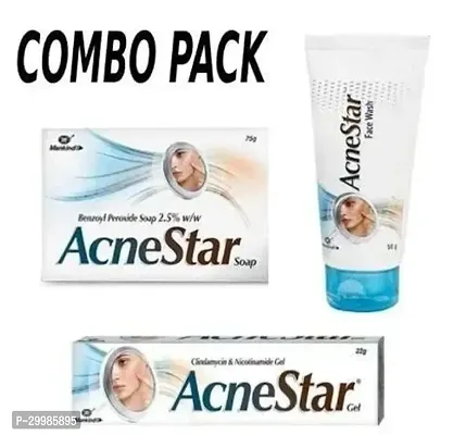 Acnestar Face Wash With Gel And Acnestar Soap