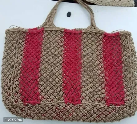 Fancy Handmade Jute Hand Bag For Women-thumb0