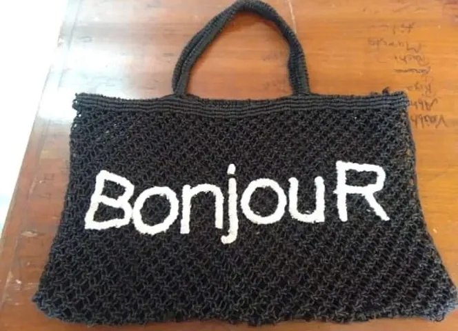 Fancy Handmade Jute Hand Bag For Women