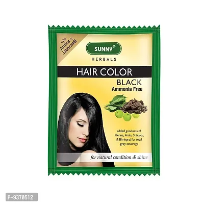Sunny Hair Colour Black  20gm  Pack of 6-thumb0
