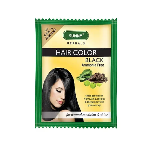 Sunny Hair Color With Unique Blend Of Henna, Amla, Shikakai, Bhringraj Herbs