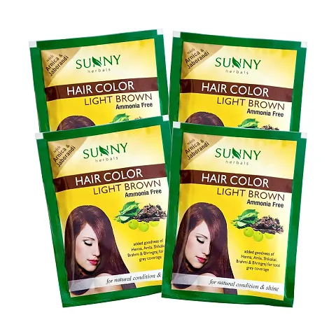 Sunny Hair Color With Unique Blend Of Henna, Amla, Shikakai, Bhringraj Herbs