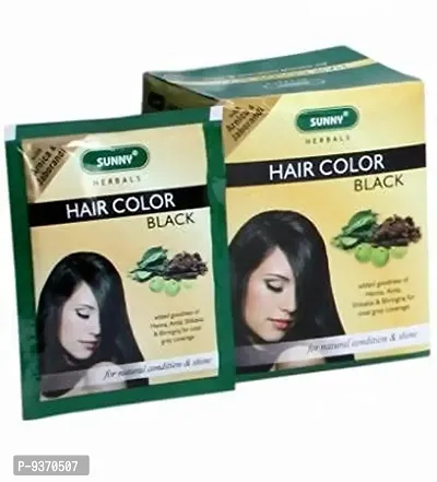 Bakson  Sunny Herbal Hair Colour  30g  Pack of 12    Black