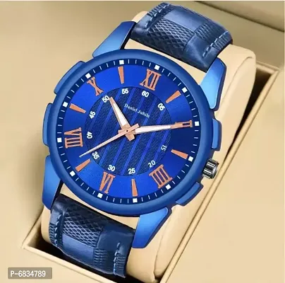 Boys and Mens Exclusive Men101 Blue Boys watch and Men watches Hand watch men Sports gents stylish Leather Belt gift Analog Watch-thumb0
