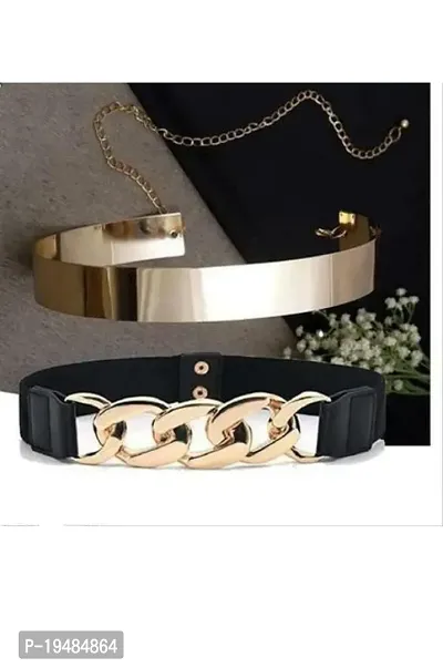 stylish combo of belt gold belt  chain belt for women  girls
