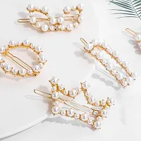 Korean pearl hair pin clip for women and girls-thumb1