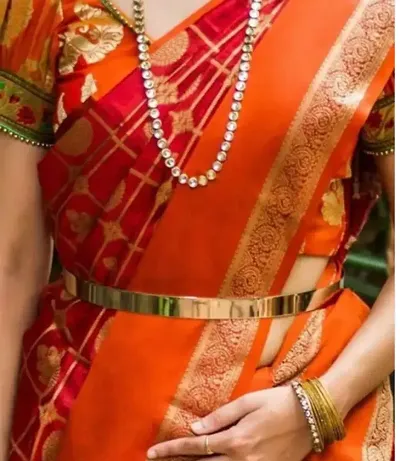Saree golden belt for women