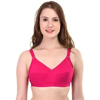 Layeba Women Non-Padded 2 Pack Combo Bra (38C) Multicolour-thumb1