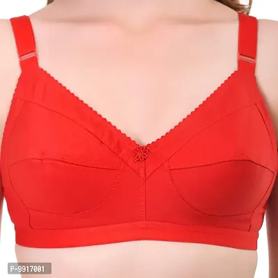 Layeba Womens Full Coverage Bra (36B) Red-thumb4