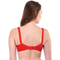 Layeba Womens Full Coverage Bra (36B) Red-thumb1