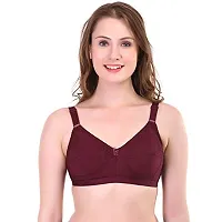 Layeba Women Non-Padded 2 Pack Combo Bra (32C) Multicolour-thumb2