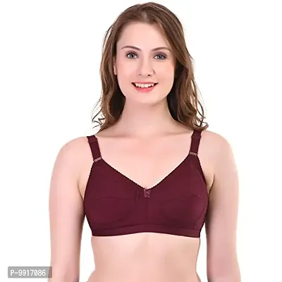 Layeba Women Non-Padded 2 Pack Combo Bra (32C) Multicolour-thumb3