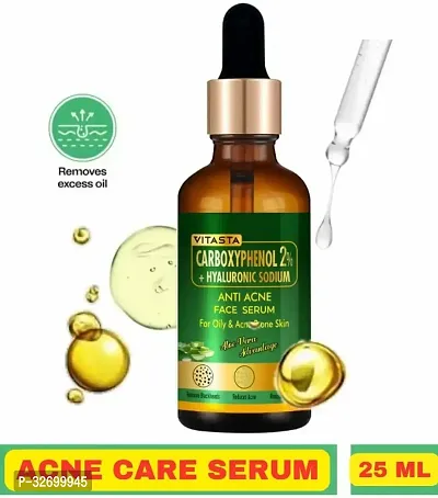 VITASTA 2% Carboxyphenol Serum for Acne,Blackheads and Open Pores for Oily Skin (25 ml)-thumb0