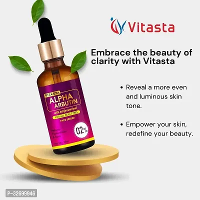 VITASTA Alpha Arbutus,skin brightening face serum with Niacinamide-thumb2