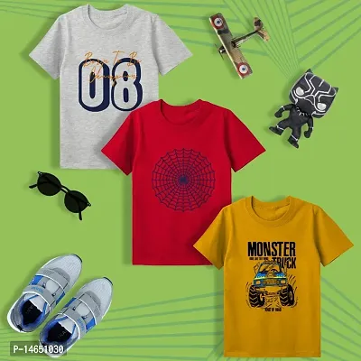 MENS PRINTED TSHIRT 3PCS COMBO