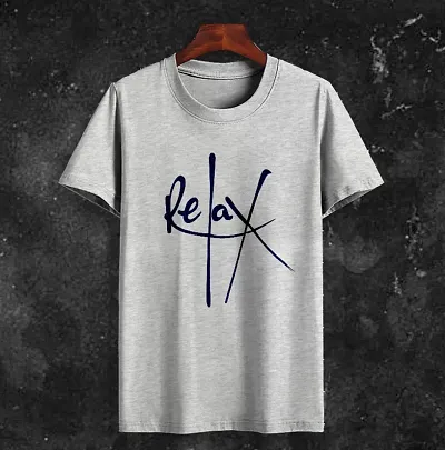 Tee Town Relax Cotton Round Neck Tshirt for Mens