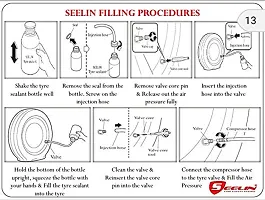Seelin Anti Punture Tyre Sealant - 600ml Tubeless-thumb3
