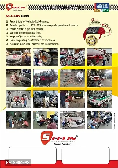 Seelin Anti Punture Tyre Sealant - 600ml Tubeless-thumb5