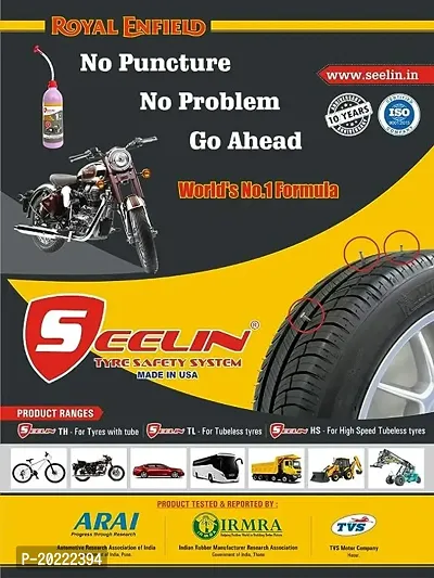 Seelin Anti Puncture Tyre Sealant - Tube 600Ml-thumb3
