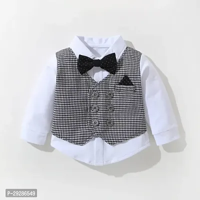 Classic Checked 3 Piece Clothing Set for Kids Boy-thumb2