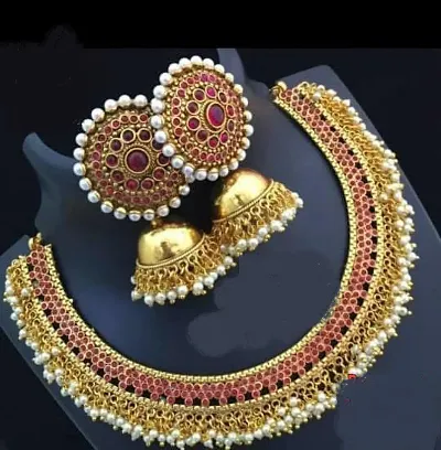 Latest Trendy Necklace with Earring for Women