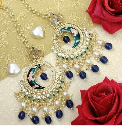 Stylish Alloy Beads Studs Earrings For Women
