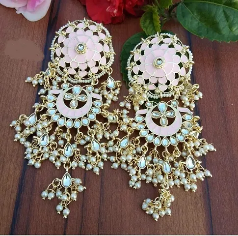 Stylish Alloy Chandbalis Earrings For Women