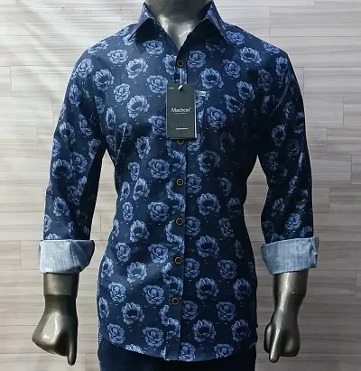 Reliable Blend Long Sleeves Casual Shirt For Men