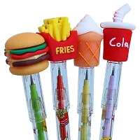 Fast Food Colourful Pencils for Boys and Girls with Fancy Tops- pack of 4-thumb2