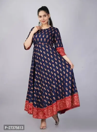Classic Rayon Gown for Women