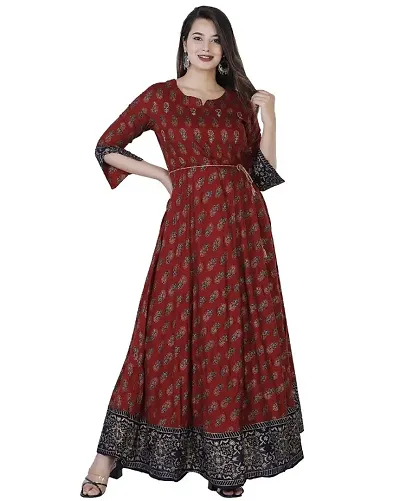 Must Have Rayon Ethnic Gowns 