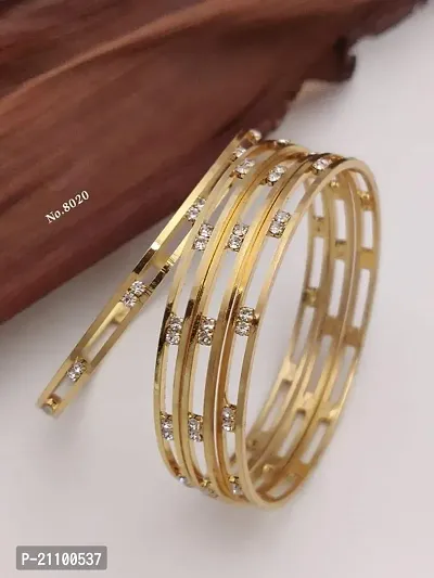 One Gram Gold Bangles (Pack of 4 pcs)