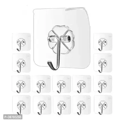 Heavy Duty self Adhesive Hooks for Wall Pack of 15-thumb0