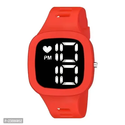KIMY Kids Waterproof Sports Square Watch for Boys  Baby Girls - Fashion Digital Watch with LED Display for Men-thumb0