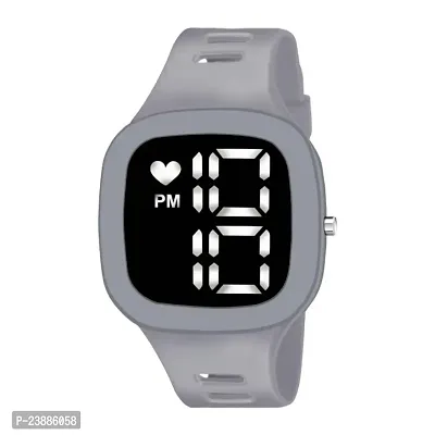 KIMY Kids Waterproof Sports Square Watch for Boys  Baby Girls - Fashion Digital Watch with LED Display for Men
