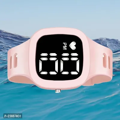 KIMY Kids Waterproof Sports Square Combo Watch for Boys  Baby Girls - Fashion Digital Watch with LED Display - Pack of 2 watches-thumb5