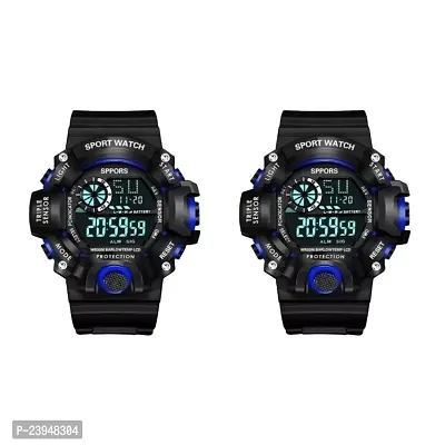 Classy Digital Watches for Men, Pack of 2