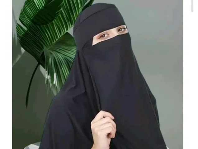 Fancy Chiffon Niqab for Muslim Women