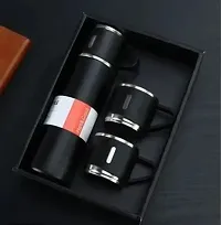 Insulated Stainless Steel Vacuum Flask with Steel Cup-thumb1