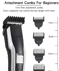 Beard  Hair 538  Rechargeable Professional Hair Trimmer 60 min Runtime 4 Length Settings-thumb3