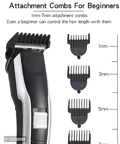 Beard  Hair 538  Rechargeable Professional Hair Trimmer 60 min Runtime 4 Length Settings-thumb4