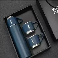 Insulated Stainless Steel Vacuum Flask with Steel Cup-thumb2