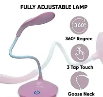 Battery Operated Table Lamp for Study Led Light, Touch Control Portable Reading Light (Assorted Color Pack of 1)-thumb2