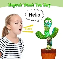 Modern Battery Operated Musical Cactus Toy-thumb3