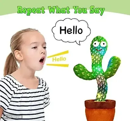 Modern Battery Operated Musical Cactus Toy-thumb4