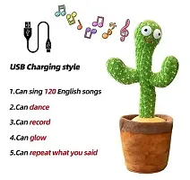 Modern Battery Operated Musical Cactus Toy-thumb1