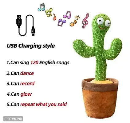 Modern Battery Operated Musical Cactus Toy-thumb2